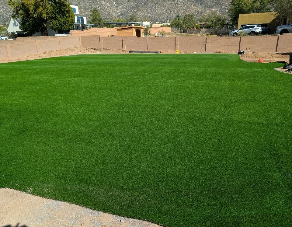 Completed artificial turf installation in New Mexico 13