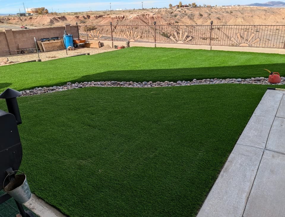Completed artificial turf installation in New Mexico 14