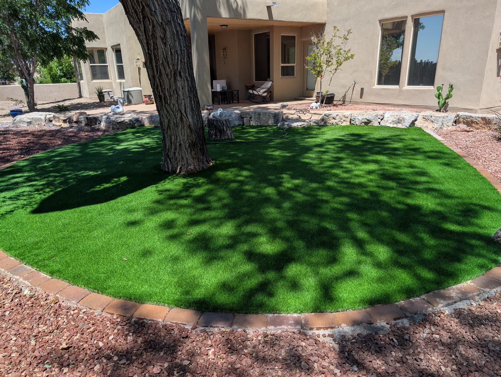 Completed artificial turf installation in New Mexico 16