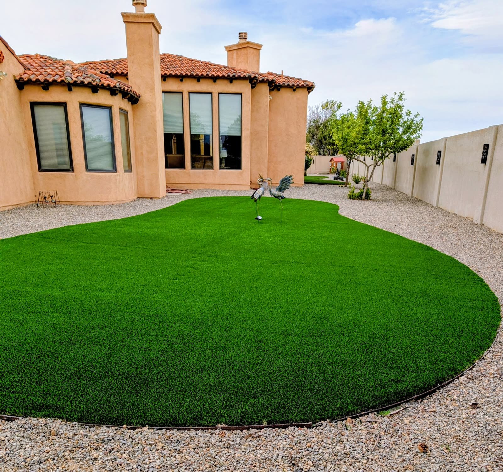 Completed artificial turf installation in New Mexico 17